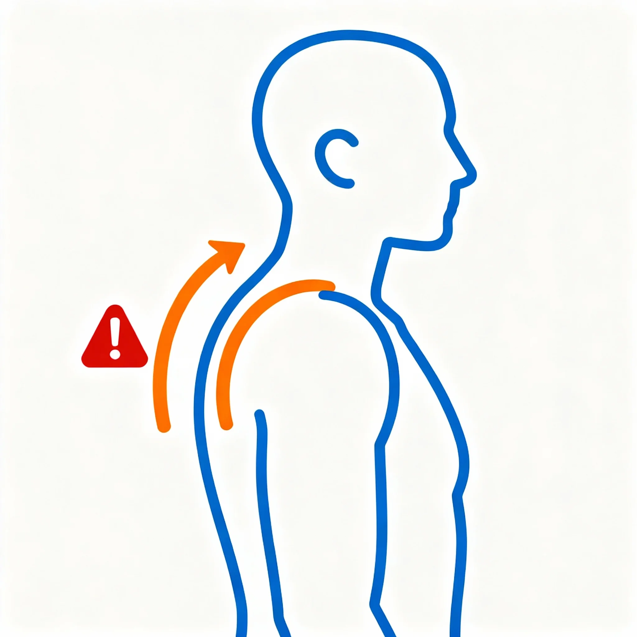 Rounded Shoulders